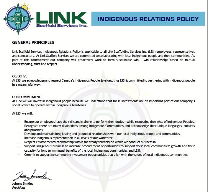 Indigenous Relations Policy